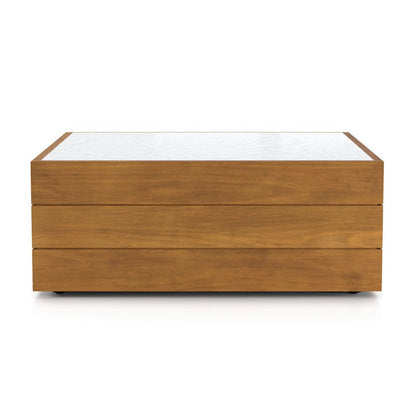 Four Hands - Grant Outdoor Coffee Table - White Marble - 229236-003 view 5