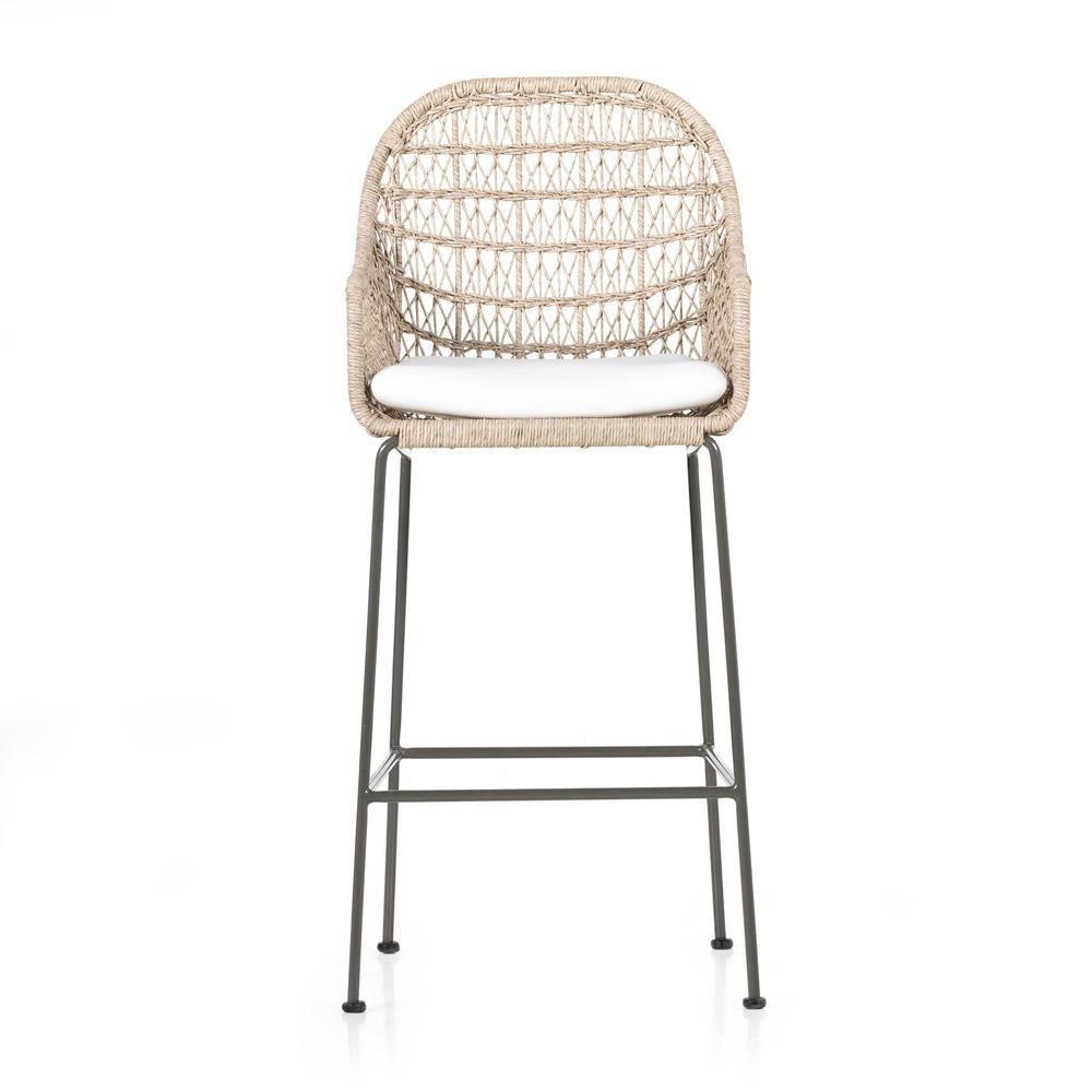 Four Hands - Grass Roots - Bandera Outdoor Bar Stool - Stinson White - 230095-001 veiw 2