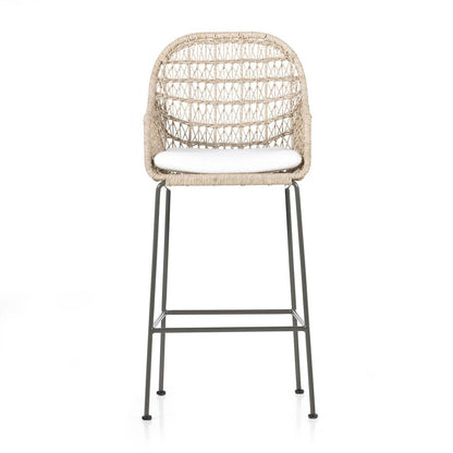 Four Hands - Grass Roots - Bandera Outdoor Bar Stool - Stinson White - 230095-001 veiw 2