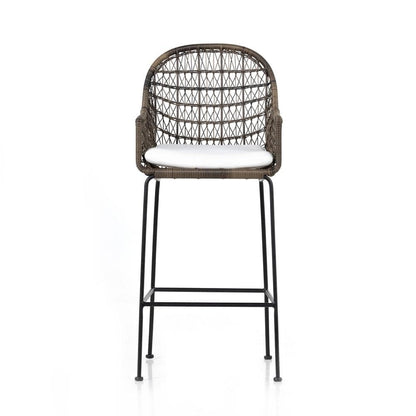 Four Hands - Grass Roots - Bandera Outdoor Bar Stool - Stinson White - 230095-003 veiw 2