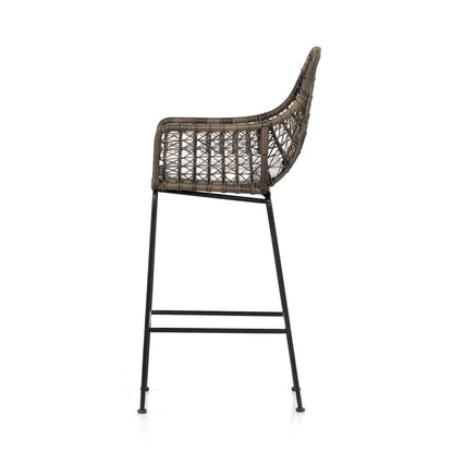 Four Hands - Grass Roots - Bandera Outdoor Bar Stool - Stinson White - 230095-003 veiw 3