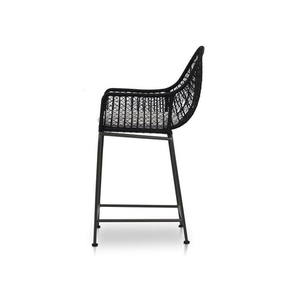 Four Hands - Grass Roots - Bandera Outdoor Counter Stool - Stinson White - 230095-006 veiw 3