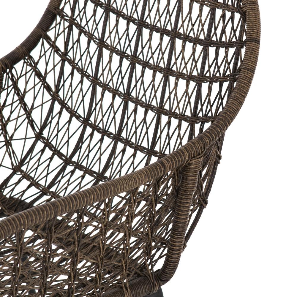 Four Hands - Bandera Outdoor Woven Counter Stool - Grey - JLAN-125A veiw 4