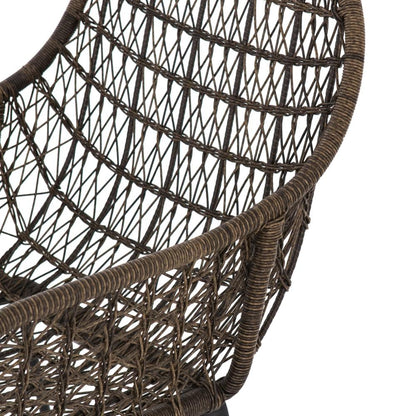 Four Hands - Bandera Outdoor Woven Counter Stool - Grey - JLAN-125A veiw 4