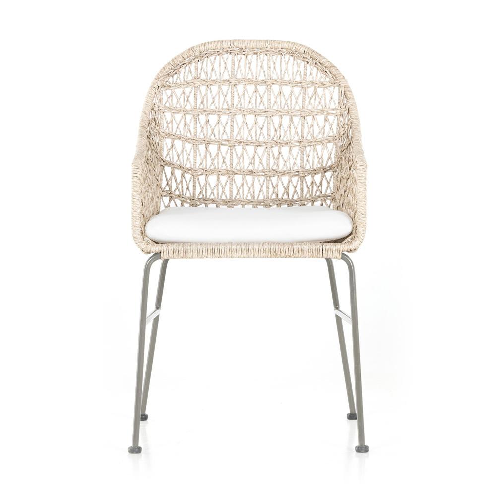 Four Hands - Grass Roots - Bandera Outdoor Woven Dining Chair - Stinson White - 230094-001 veiw 2