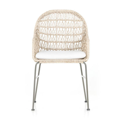 Four Hands - Grass Roots - Bandera Outdoor Woven Dining Chair - Stinson White - 230094-001 veiw 2