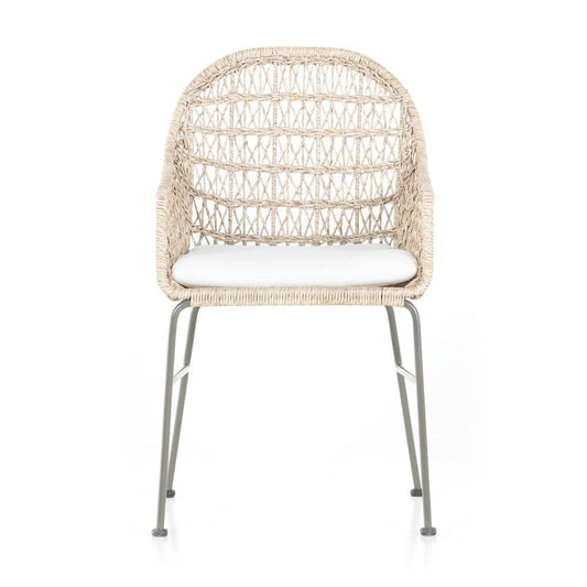 Four Hands - Grass Roots - Bandera Outdoor Woven Dining Chair - Stinson White - 230094-001 veiw 2
