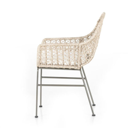Four Hands - Grass Roots - Bandera Outdoor Woven Dining Chair - Stinson White - 230094-001 veiw 3