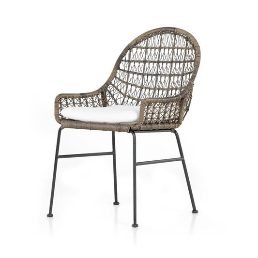 Four Hands - Grass Roots - Bandera Outdoor Woven Dining Chair - Stinson White - 232553-001 veiw 1