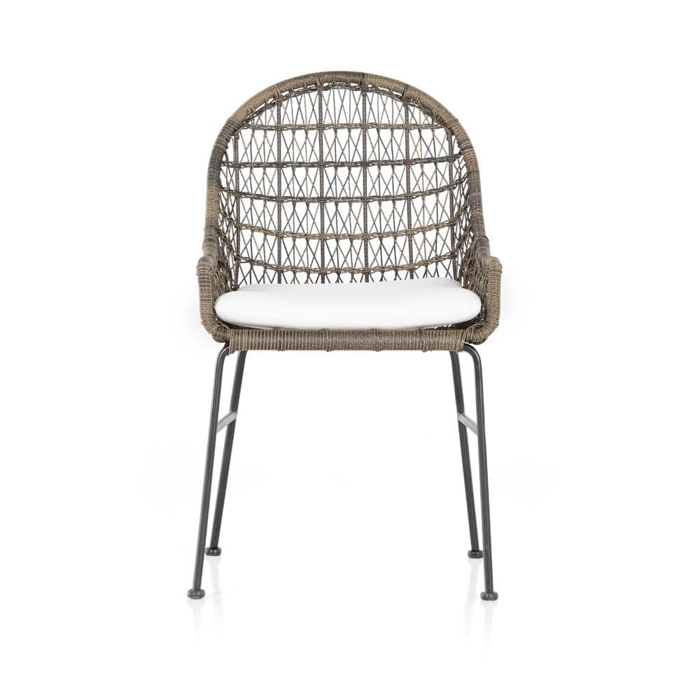 Four Hands - Grass Roots - Bandera Outdoor Woven Dining Chair - Stinson White - 232553-001 veiw 2