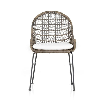 Four Hands - Grass Roots - Bandera Outdoor Woven Dining Chair - Stinson White - 232553-001 veiw 2