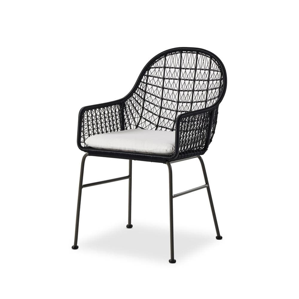 Four Hands - Grass Roots - Bandera Outdoor Woven Dining Chair - Stinson White - 230094-005 veiw 1