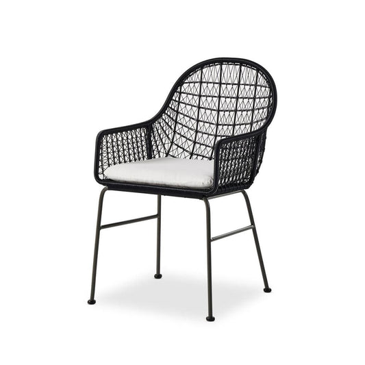 Four Hands - Grass Roots - Bandera Outdoor Woven Dining Chair - Stinson White - 230094-005 veiw 1