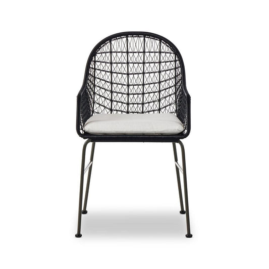 Four Hands - Grass Roots - Bandera Outdoor Woven Dining Chair - Stinson White - 230094-005 veiw 2