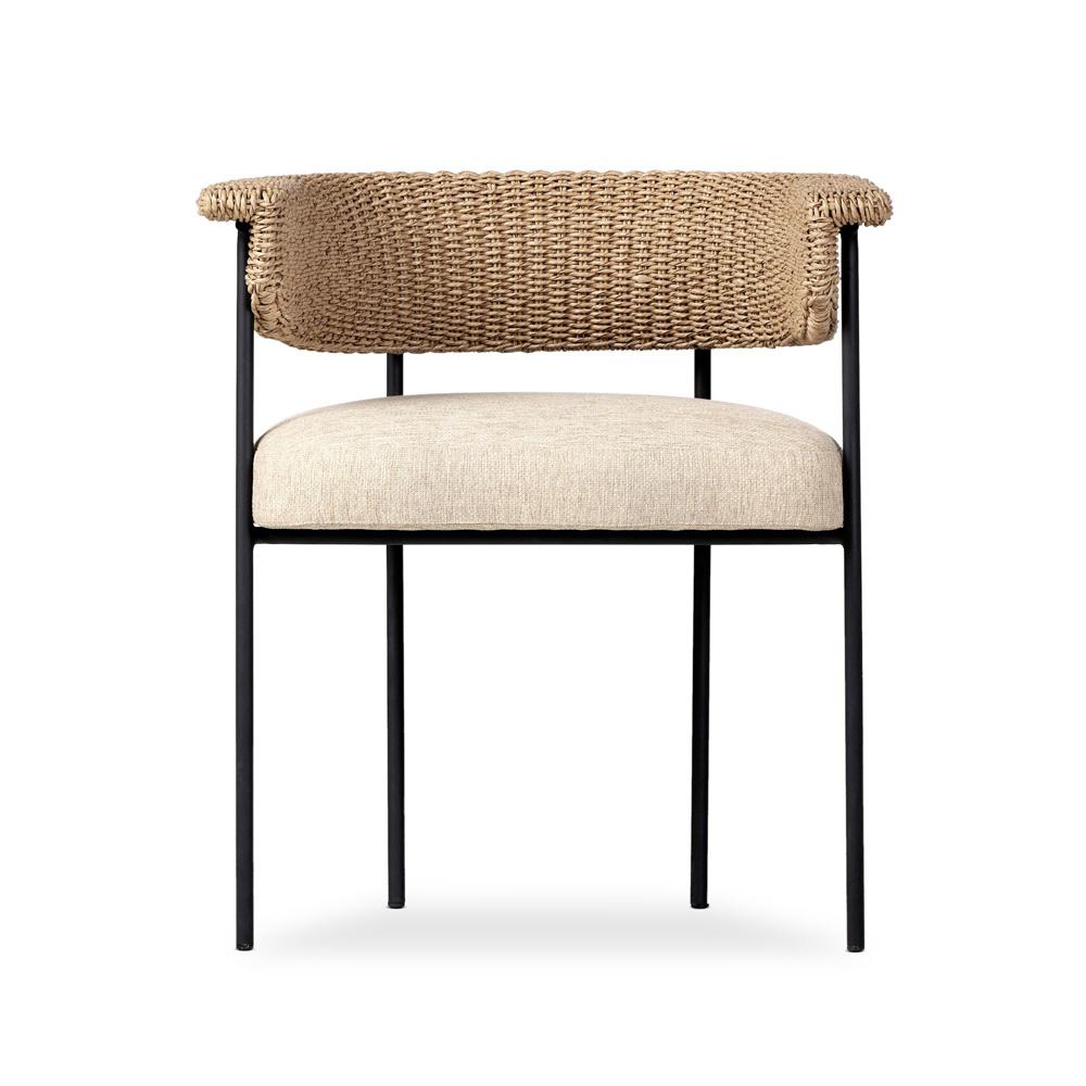 Four Hands - Grass Roots - Carrie Outdoor Dining Chair - Ellor Beige - 241523-002 veiw 2