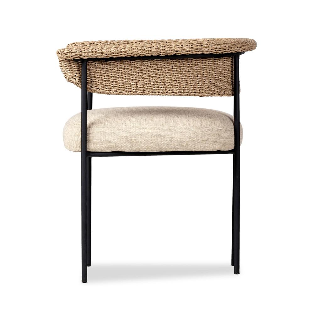 Four Hands - Grass Roots - Carrie Outdoor Dining Chair - Ellor Beige - 241523-002 veiw 3