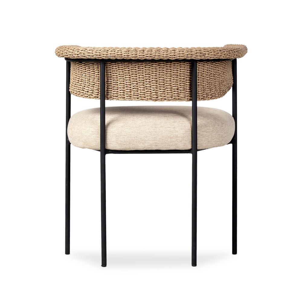 Four Hands - Grass Roots - Carrie Outdoor Dining Chair - Ellor Beige - 241523-002 veiw 4