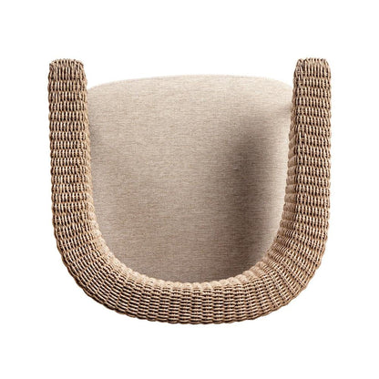 Four Hands - Grass Roots - Carrie Outdoor Dining Chair - Ellor Beige - 241523-002 veiw 5