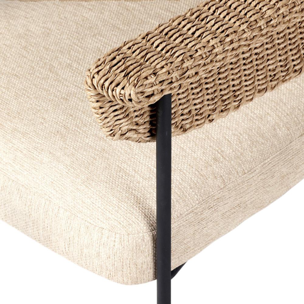 Four Hands - Grass Roots - Carrie Outdoor Dining Chair - Ellor Beige - 241523-002 veiw 7