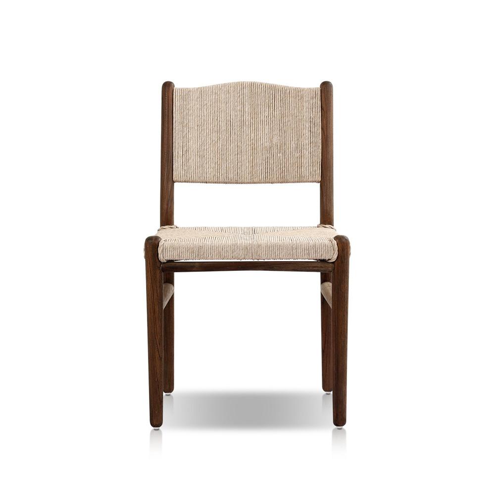 Four Hands - Grass Roots - Herrin Outdoor Dining Chair - Vintage White - 246155-001 veiw 2