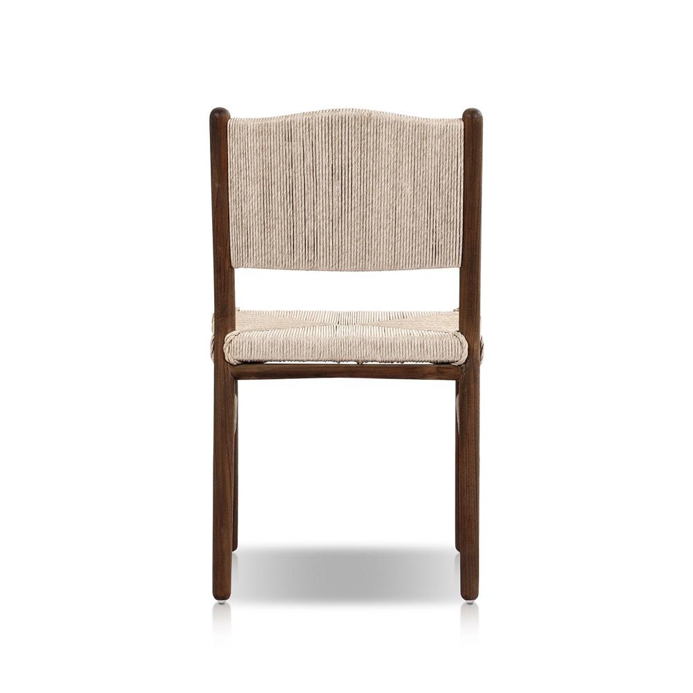Four Hands - Grass Roots - Herrin Outdoor Dining Chair - Vintage White - 246155-001 veiw 4