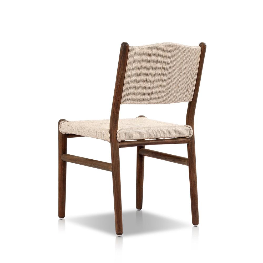 Four Hands - Grass Roots - Herrin Outdoor Dining Chair - Vintage White - 246155-001 veiw 5