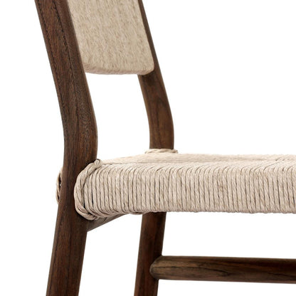 Four Hands - Grass Roots - Herrin Outdoor Dining Chair - Vintage White - 246155-001 veiw 8