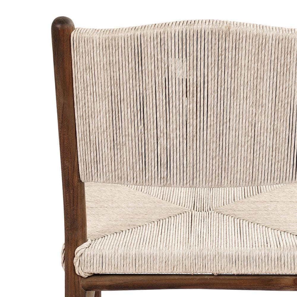 Four Hands - Grass Roots - Herrin Outdoor Dining Chair - Vintage White - 246155-001 veiw 10