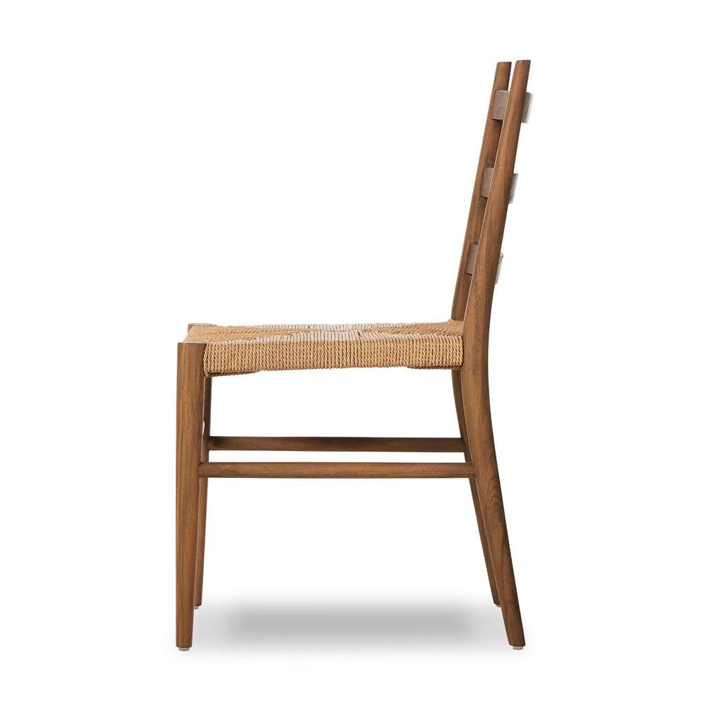 Four Hands - Grass Roots - Ladder Back Outdoor Dining Chair - Textured Natural - 235197-008 veiw 3