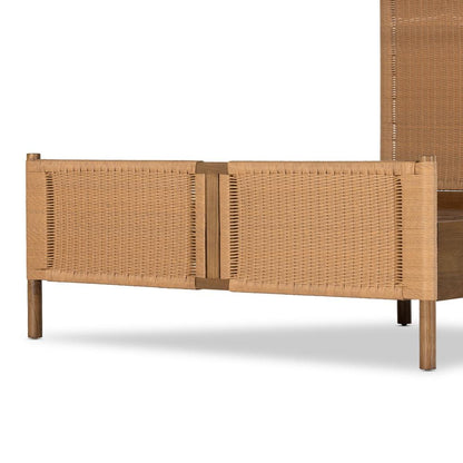 Four Hands - Grass Roots - Liza Bed - Vintage Natural - King - 228437-002 veiw 7