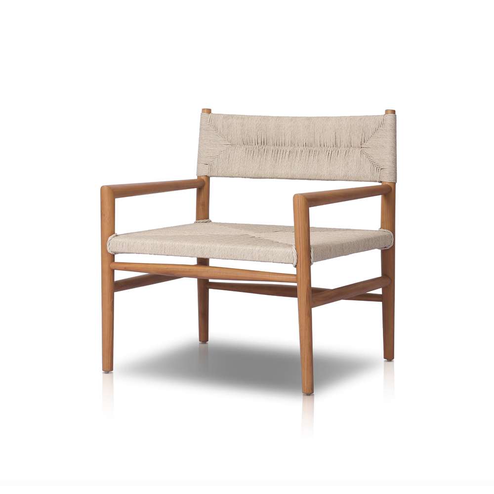 Four Hands - Grass Roots - Lomas Outdoor Chair-Natural Teak - 238698-001 veiw 1