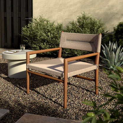 Four Hands - Grass Roots - Lomas Outdoor Chair-Natural Teak - 238698-001 veiw 6