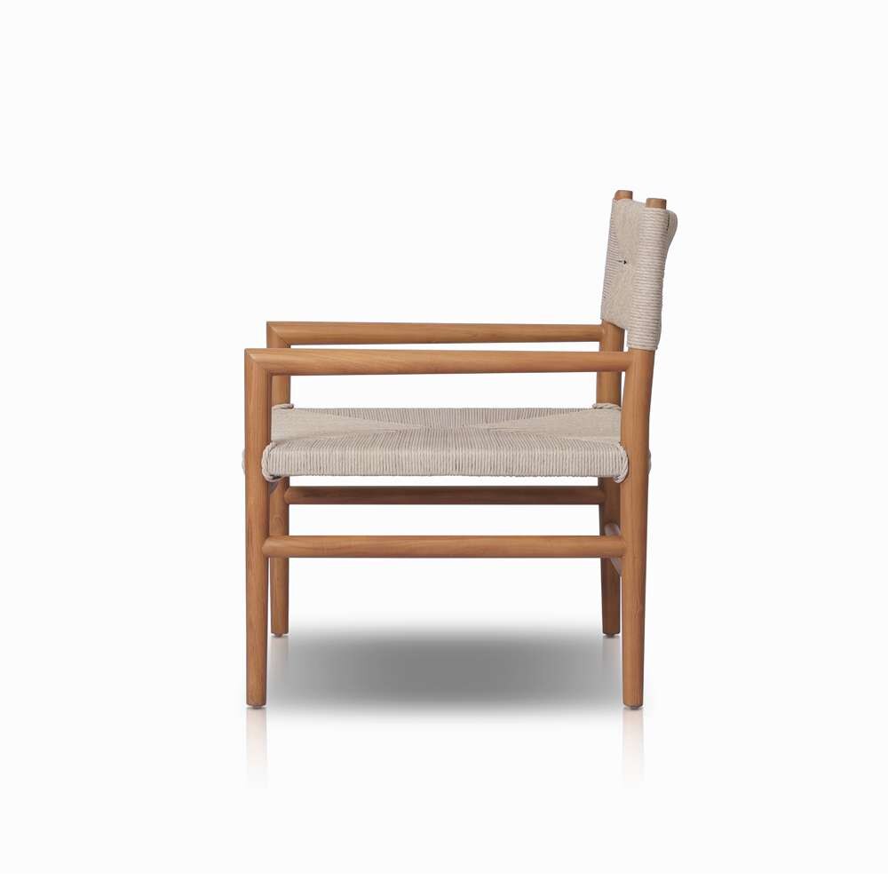 Four Hands - Grass Roots - Lomas Outdoor Chair-Natural Teak - 238698-001 veiw 8