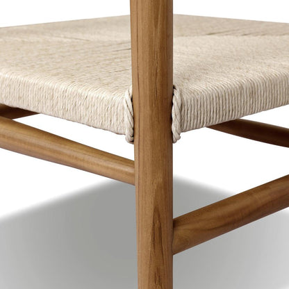 Four Hands - Grass Roots - Lomas Outdoor Chair-Natural Teak - 238698-001 veiw 9