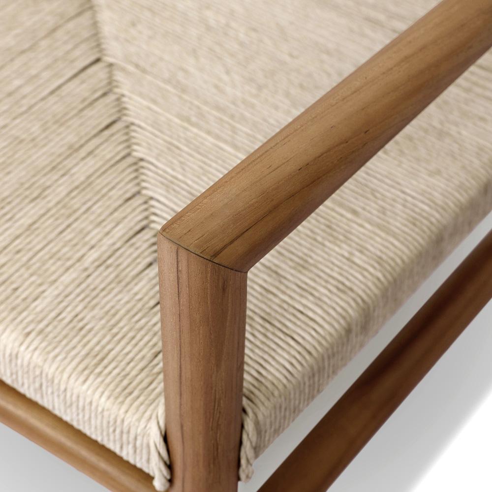 Four Hands - Grass Roots - Lomas Outdoor Chair-Natural Teak - 238698-001 veiw 11