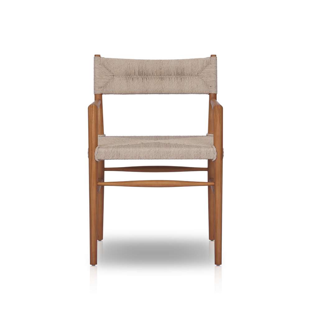 Four Hands - Grass Roots - Lomas Outdoor Dining Armchair-Natural - 237629-001 veiw 7