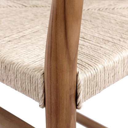Four Hands - Grass Roots - Lomas Outdoor Stool-Natural Teak-Bar - 237996-001 veiw 12