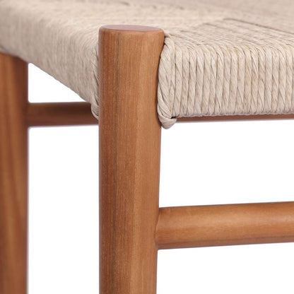Four Hands - Grass Roots - Lomas Outdoor Stool-Natural Teak-Counter - 237996-002 veiw 6