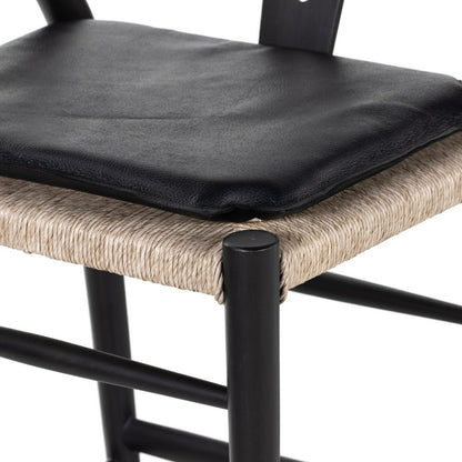 Four Hands - Grass Roots - Muestra Bar + Counter Stool - Pebble Black - 228279-006_CLOSEOUT view 6