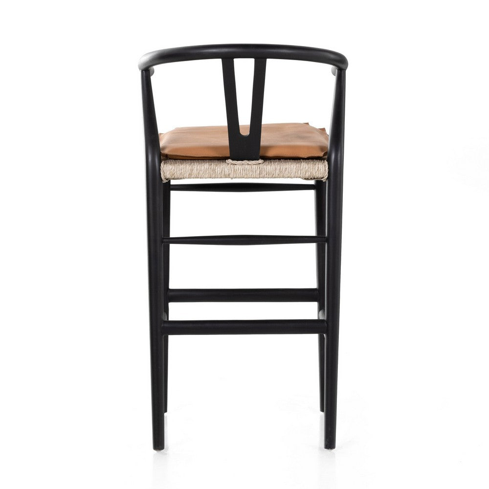 Four Hands - Grass Roots - Muestra Bar + Counter Stool - Whiskey Saddle - 228279-005_CLOSEOUT view 4