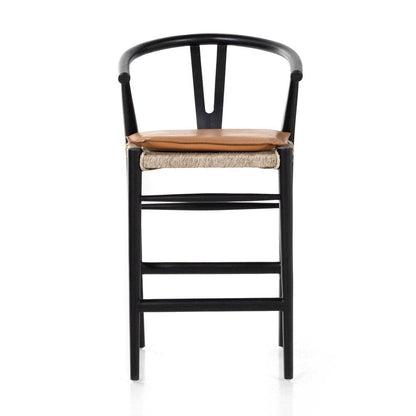 Four Hands - Grass Roots - Muestra Counter Stool - Whiskey Saddle - 228279-002 veiw 2