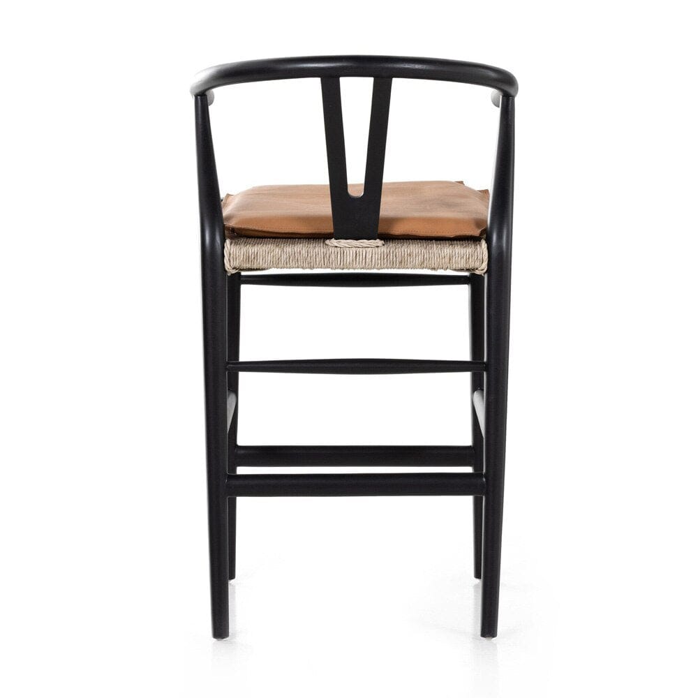 Four Hands - Grass Roots - Muestra Counter Stool - Whiskey Saddle - 228279-002 veiw 4