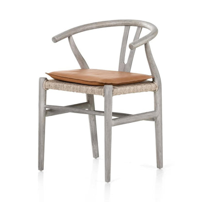 Four Hands - Grass Roots - Muestra Dining Chair W/ Cushion - Whiskey Saddle - 228276-011 veiw 1