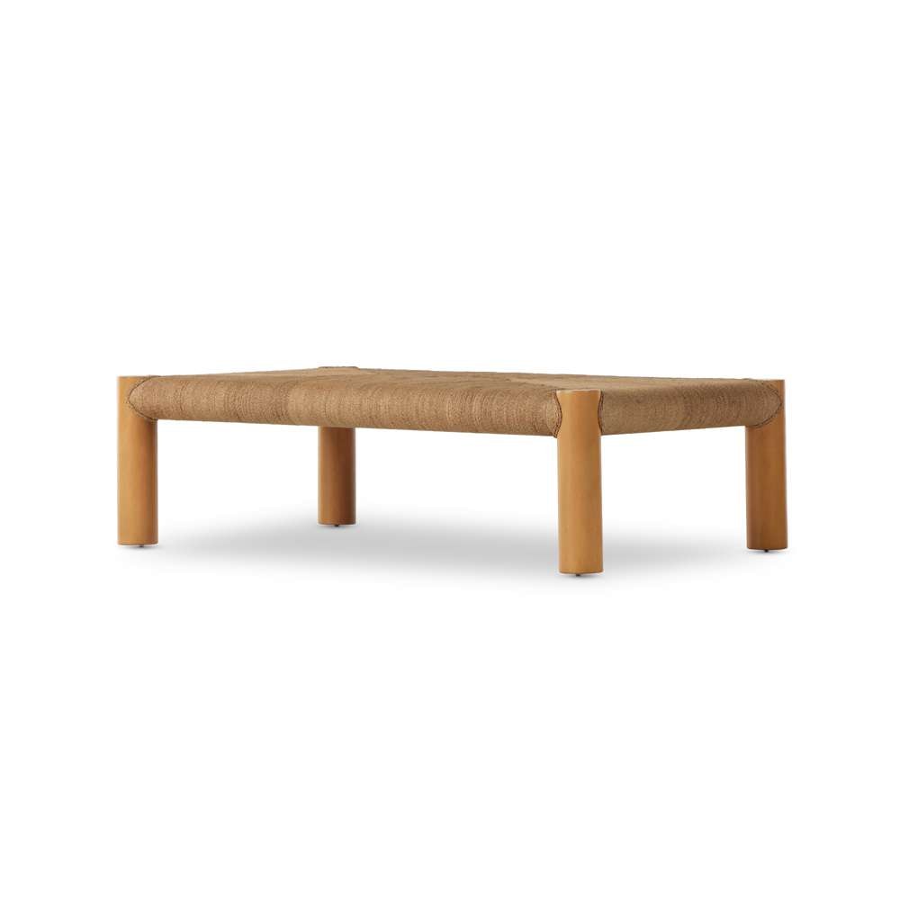 Four Hands - Grass Roots - Olin Coffee Table-Light Wash Mahogany - 230979-002 veiw 1