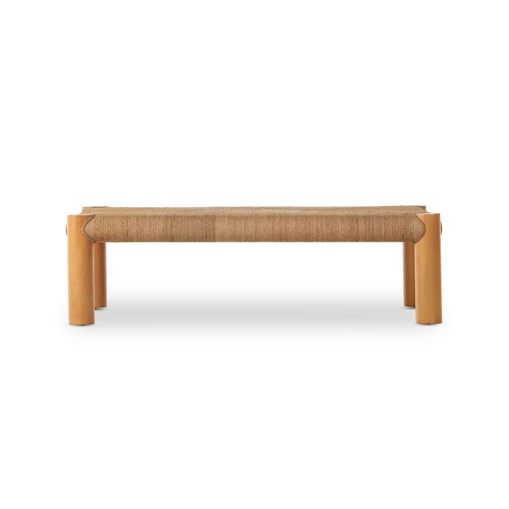 Four Hands - Grass Roots - Olin Coffee Table-Light Wash Mahogany - 230979-002 veiw 6