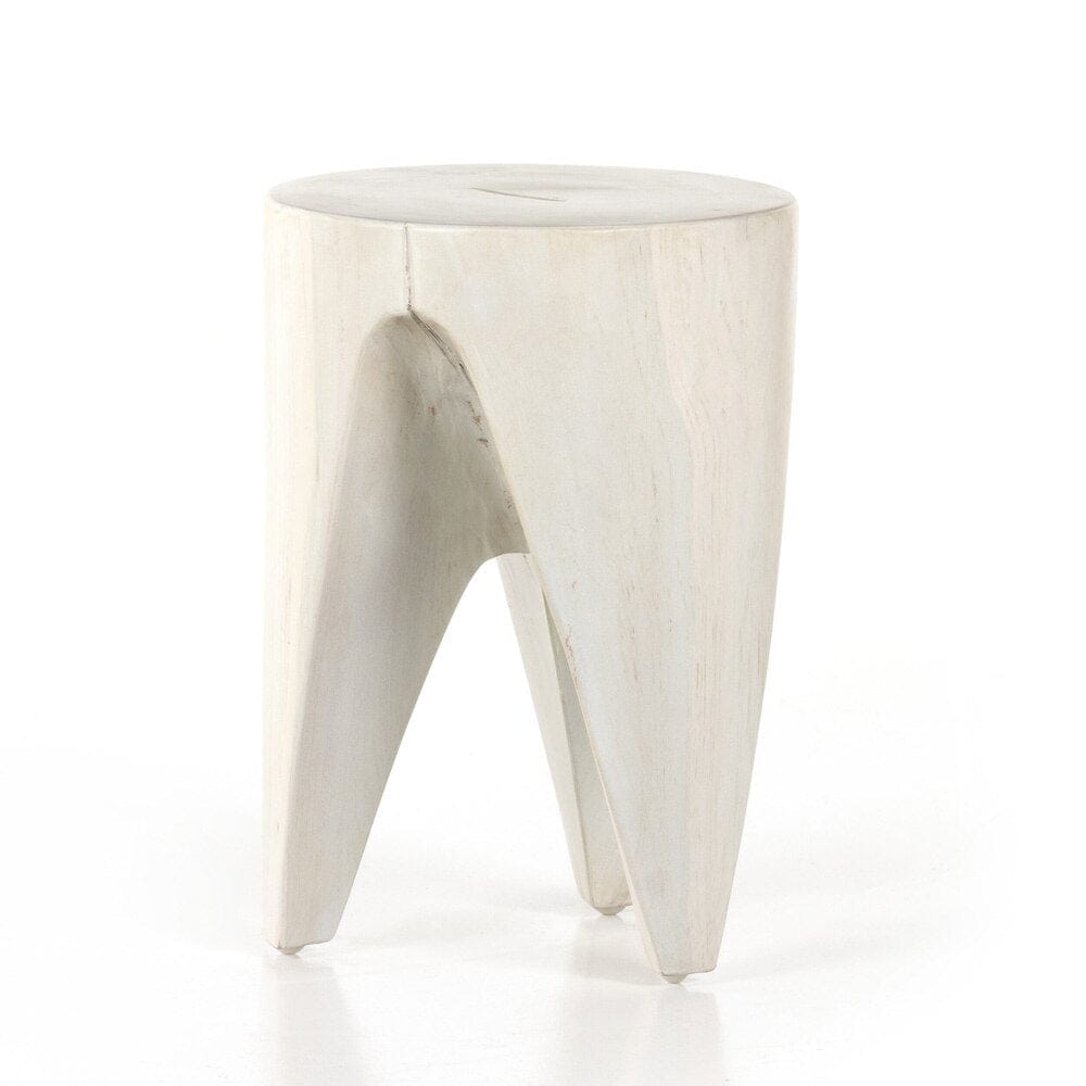 Four Hands - Grass Roots - Petros Outdoor End Table - Ivory Teak - 224744-003 veiw 1