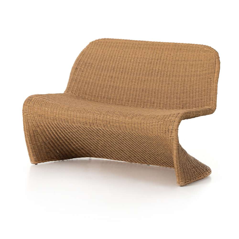 Four Hands - Grass Roots - Portia Outdoor Dining Bench-50in-Natural - 227840-002 veiw 1