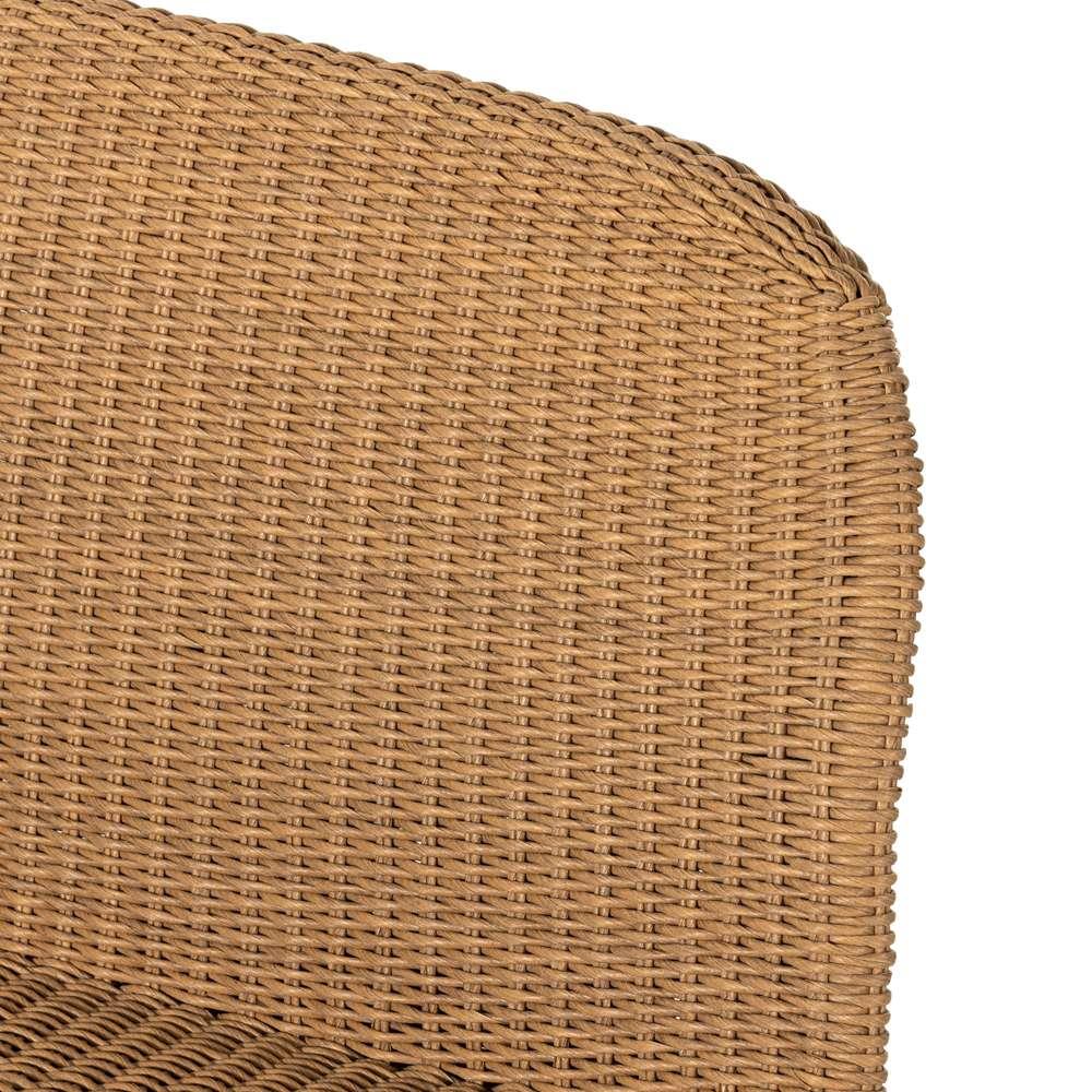 Four Hands - Grass Roots - Portia Outdoor Dining Bench-50in-Natural - 227840-002 veiw 8