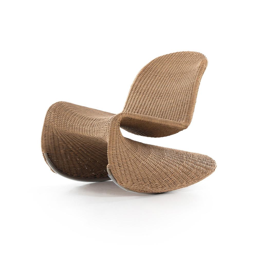 Four Hands - Grass Roots - Portia Outdoor Rocking Chair - Vintage Natural - 227868-002 veiw 1