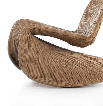 Four Hands - Grass Roots - Portia Outdoor Rocking Chair - Vintage Natural - 227868-002 veiw 6